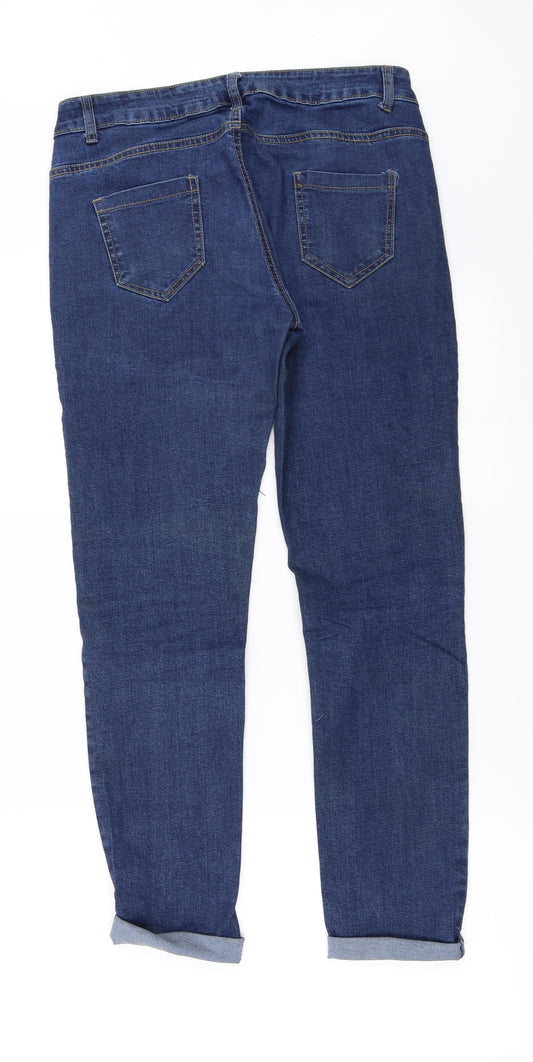 Best Live Womens Blue Straight Jeans Size 32 in L26 in
