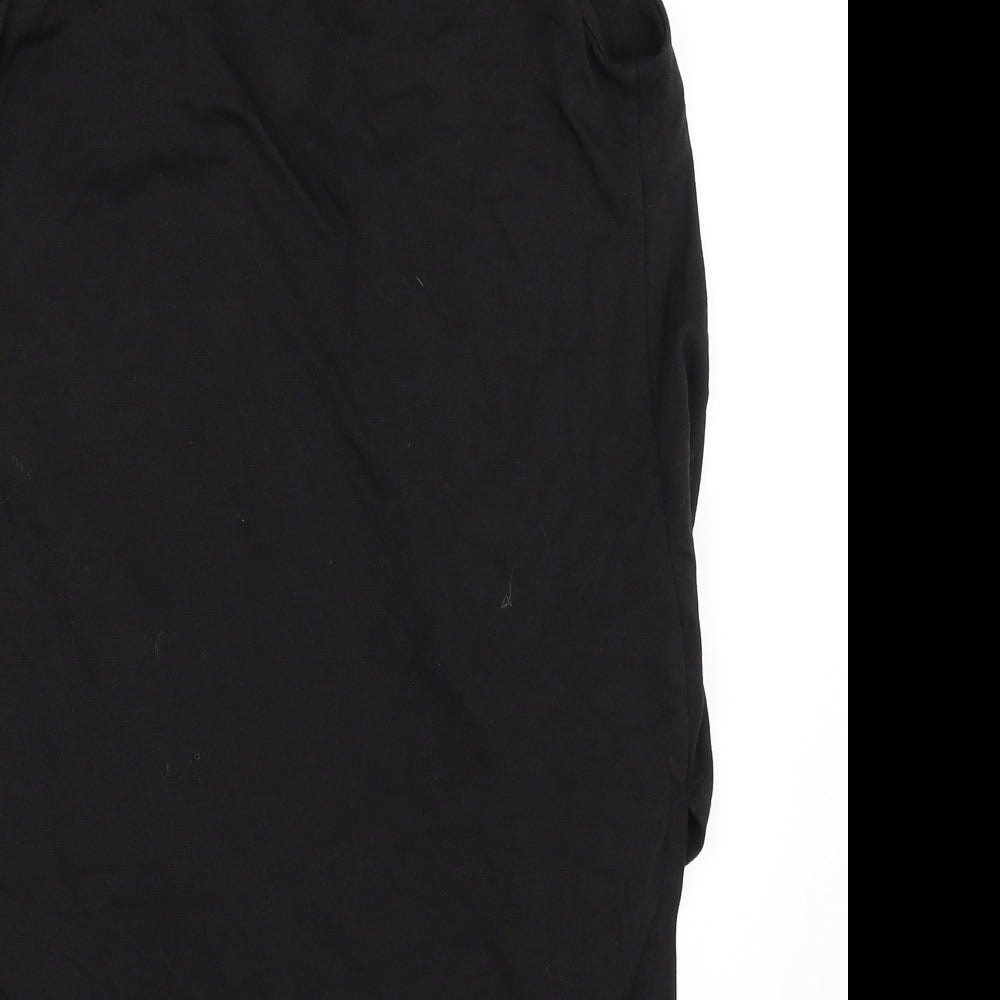 Brand and care label for New Look women’s black jacket waistcoat, size UK 6