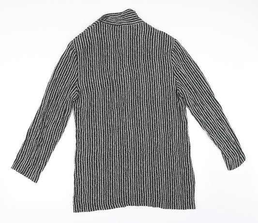 Dorchena Womens Black Basic Button-Up Size 16