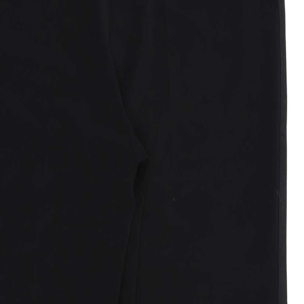 Brand and care label for Next women’s black trousers, size UK 12, 23-inch leg