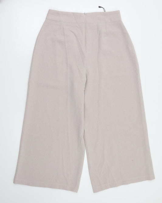 Boohoo Womens Purple Trousers Size 12 L23 in