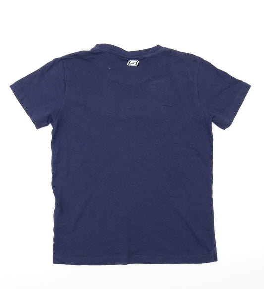 Skechers Boys Blue Basic T-Shirt Size 10-11 Years