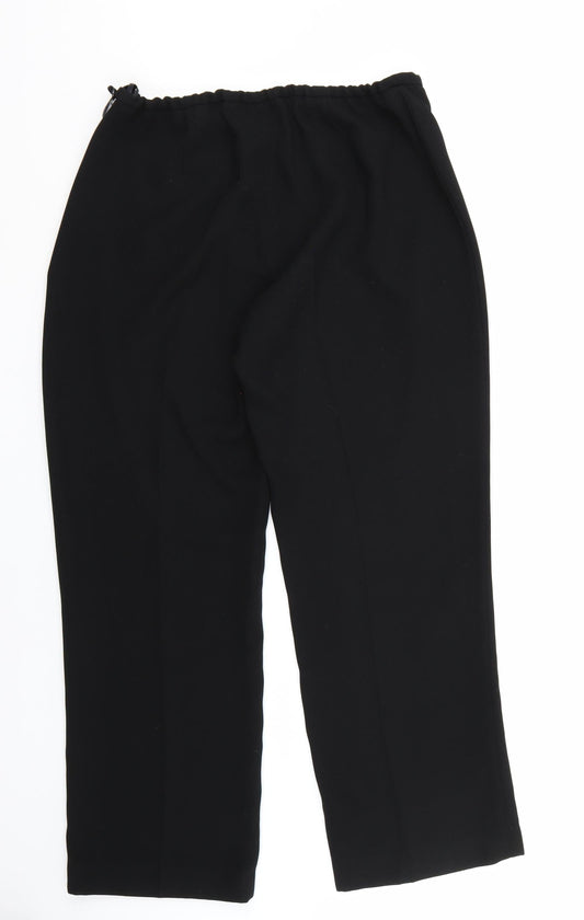 Florence & Fred Womens Black Trousers Size 12 L27 in