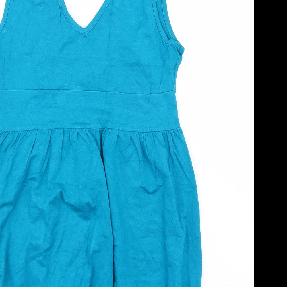 Papaya Womens Blue Basic Tank Size 12