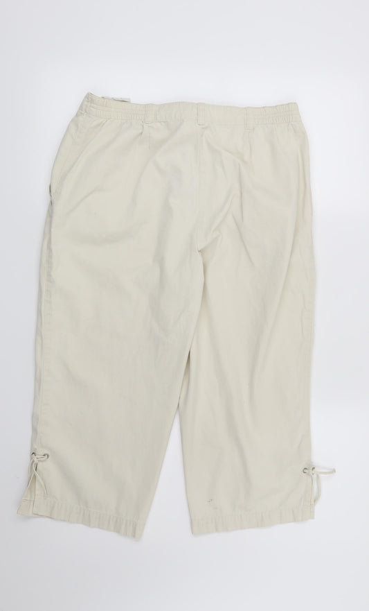Emreco Womens Beige Trousers Size 14 L20 in