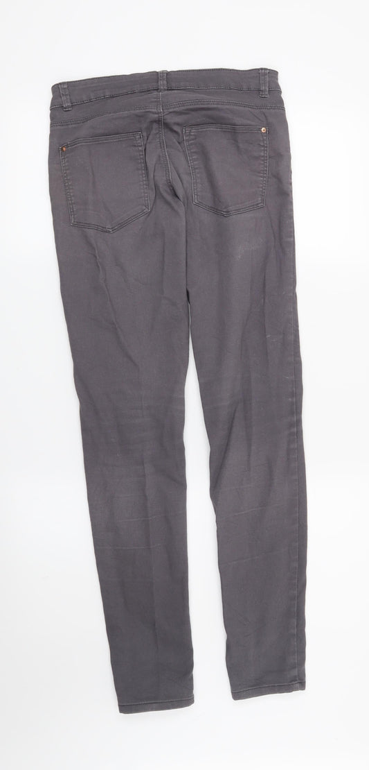 H&M Womens Grey Skinny Jeans Size 28 in L29 in