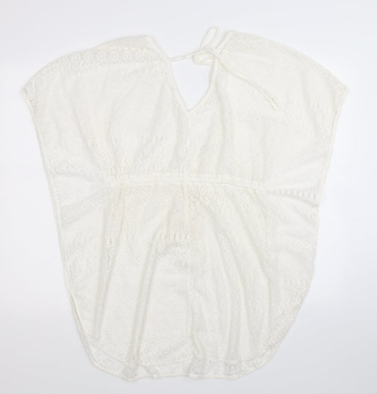 Preworn Womens White Knit Pullover Jumper One Size