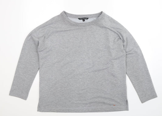 Preworn Womens Grey Pullover Sweatshirt Size 12