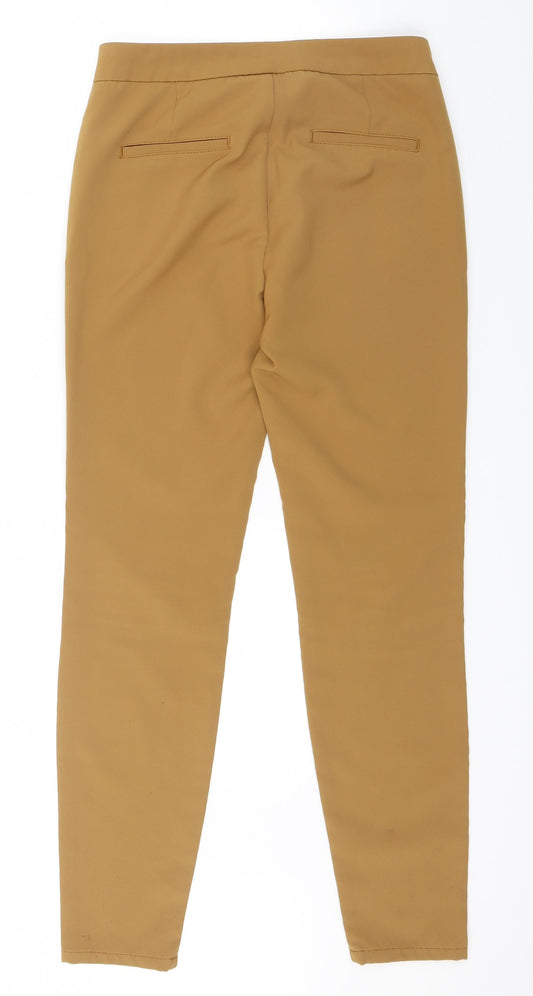 VERO MODA Womens Brown Capri Trousers Size 36 L29 in