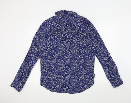 Gap Mens Blue Button-Up Size M
