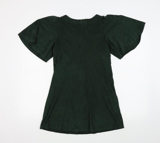 MNG Womens Green A-Line Size XS