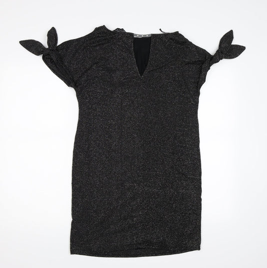 Dorothy Perkins Womens Black A-Line Size 6