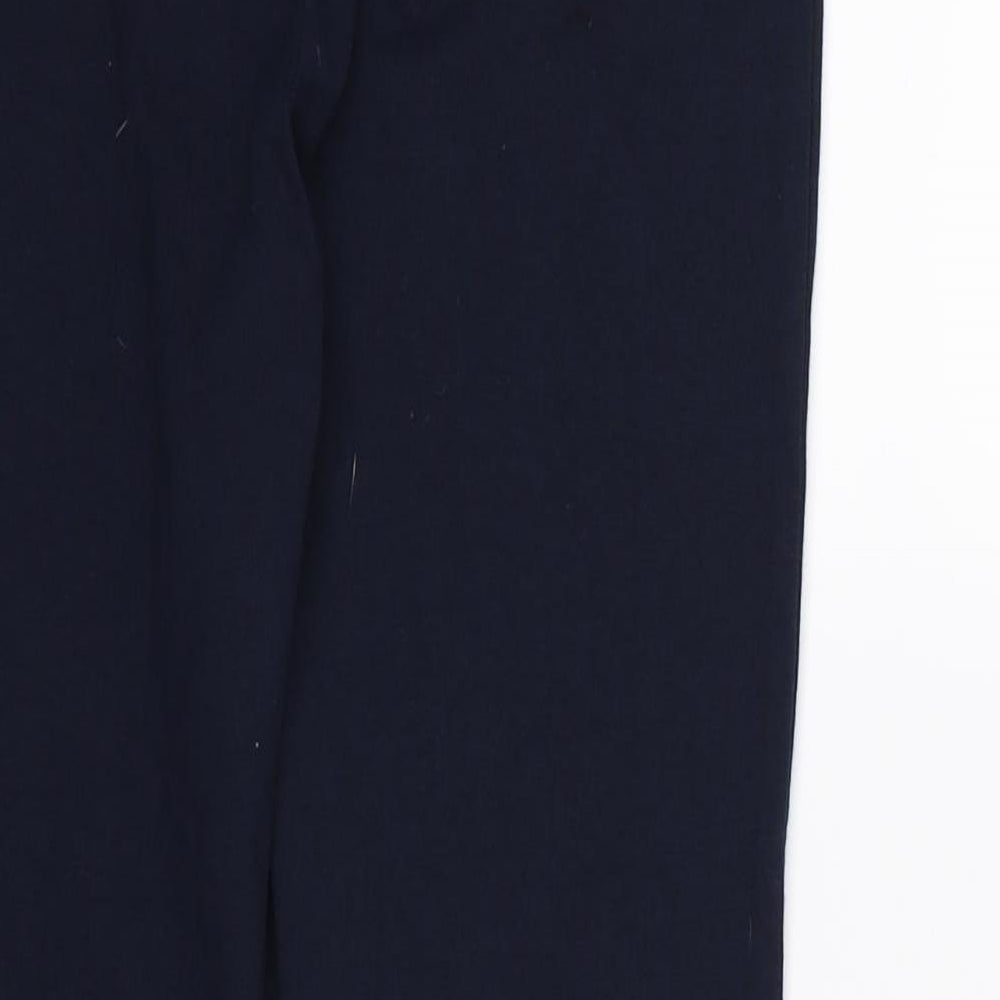 Brand and care label for Primark women’s blue pedal pusher leggings, size XS, 21-inch leg