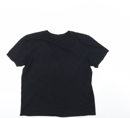 River Island Womens Black Basic Polo Size 12