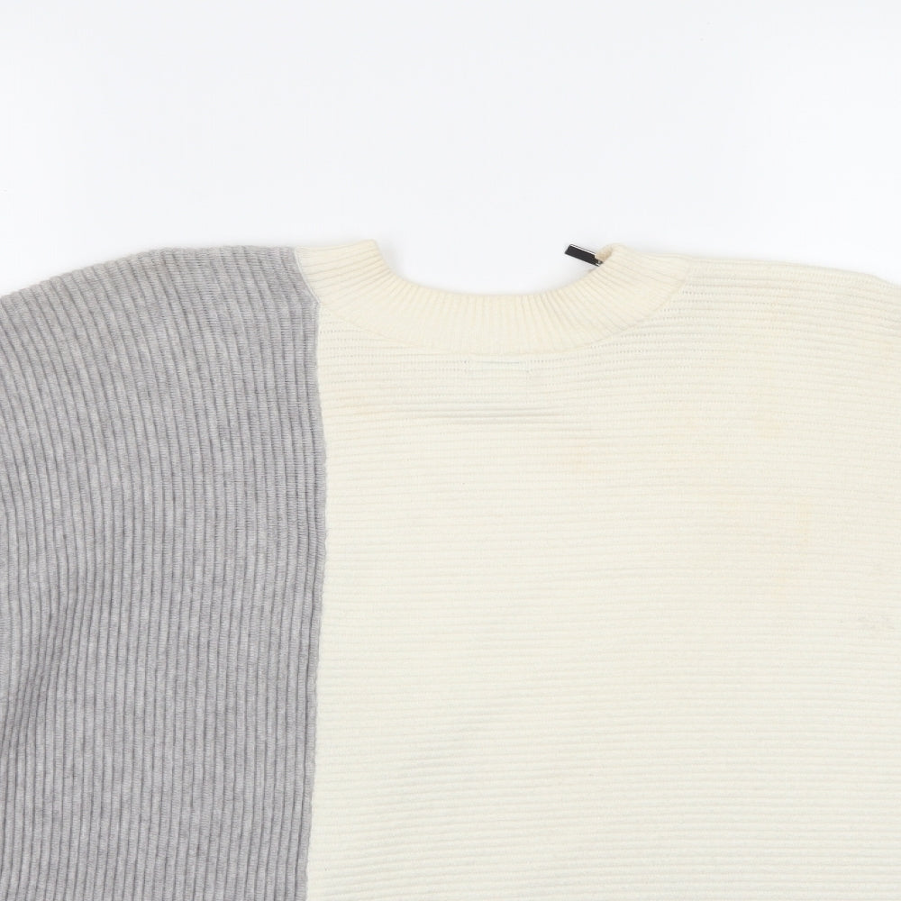 Brand and care label for River Island women’s multicoloured jumper, size XS