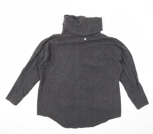 declathon Womens Grey Henley Jumper Size 2XL