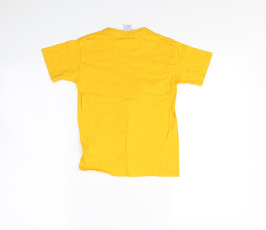 Delta Boys Yellow Basic T-Shirt Size S