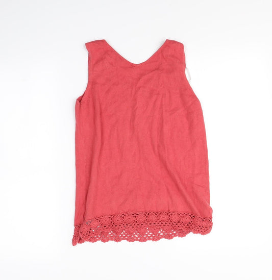Dorothy Perkins Womens Ivory Basic Tank Size 10