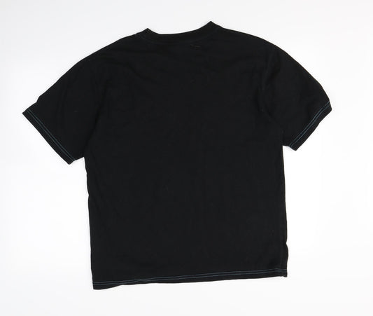 Rigour Mens Black T-Shirt Size L