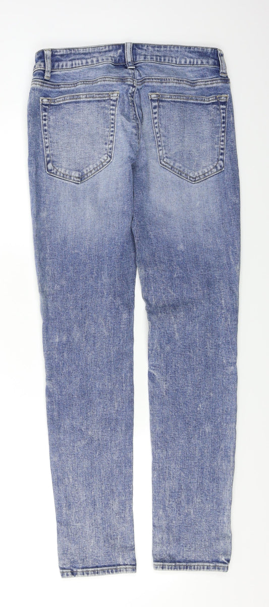 Visage Womens Blue Denim Skinny Jeans Size 28 L26 in