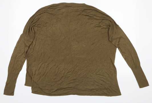 H&M Womens Brown Basic T-Shirt Size S