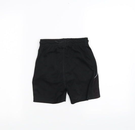 George Girls Black Sweat Shorts Size 5-6 Years