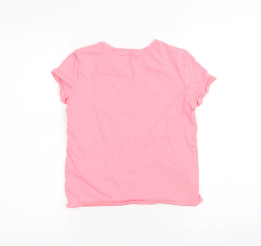 Gap Girls Pink Basic T-Shirt Size M