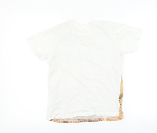 Pumpkin Patch Boys White Basic T-Shirt Size 8 Years - I've got attitude