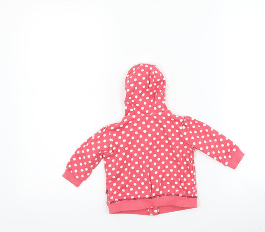 Marks and Spencer Girls Pink Polka Dot Jacket Size 3-6 Months