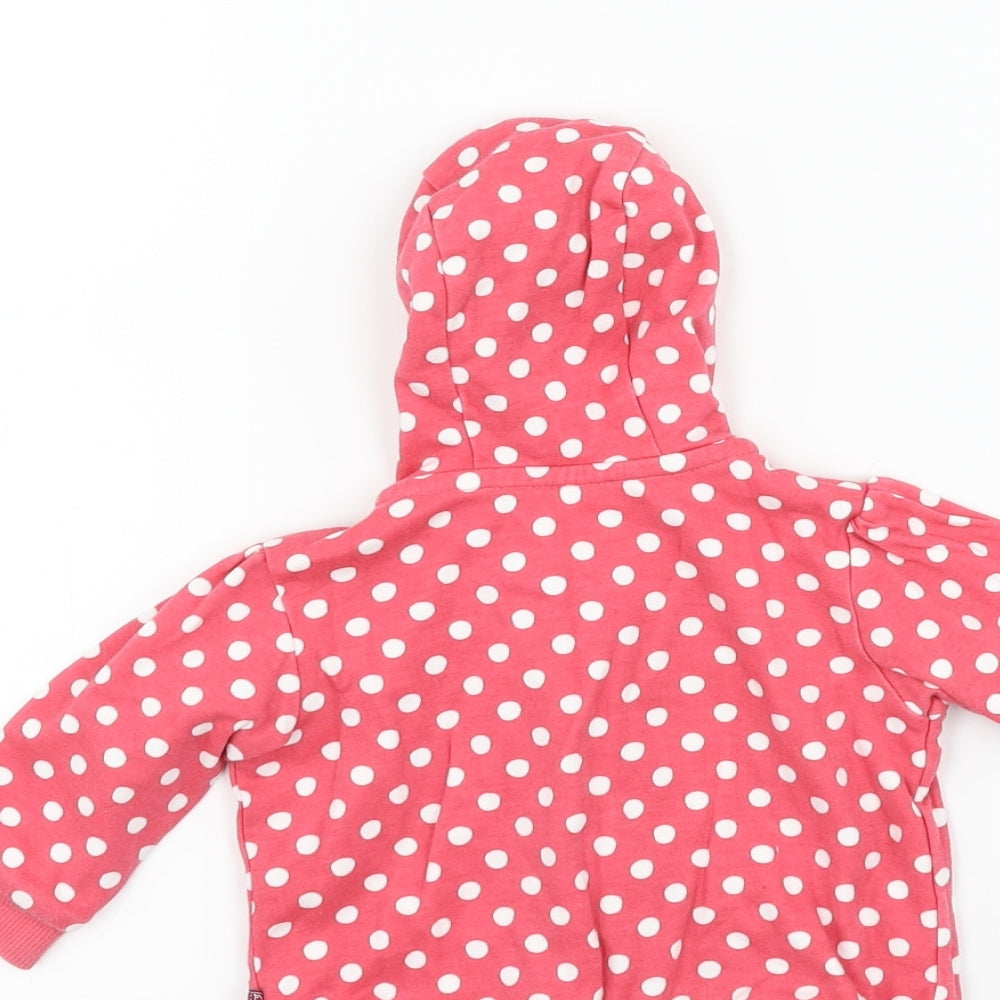 Marks and Spencer Girls Pink Polka Dot Jacket Size 3-6 Months