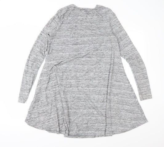 Glamorous Womens Grey Jersey A-Line Size 10