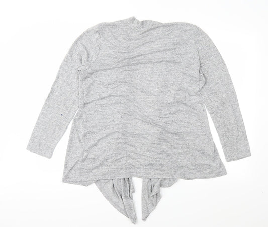 Dorothy Perkins Womens Grey Knit Cardigan Jumper Size 16