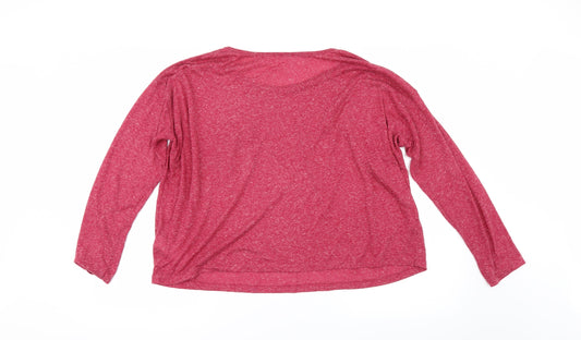 New Look Womens Red Basic T-Shirt Size 14