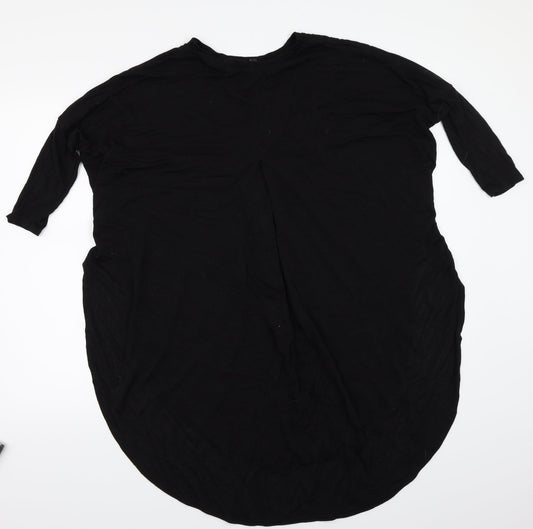 River Island Womens Black Basic T-Shirt Size 8