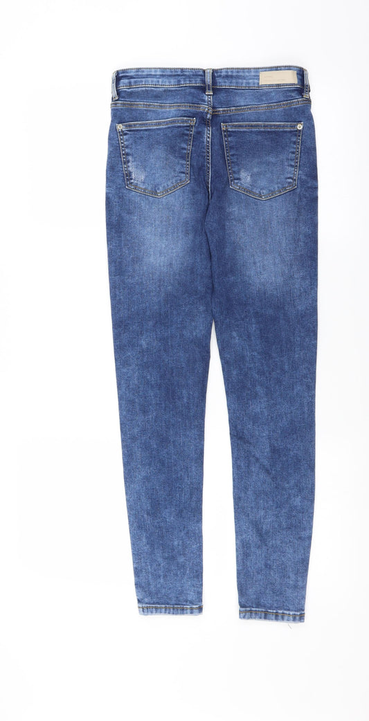 Sinsay Womens Blue Denim Skinny Jeans Size 8 L27 in