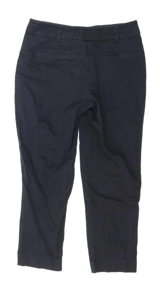 The Collection Womens Black Trousers Size 10 L22 in