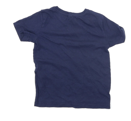 Espirit Boys Blue Basic T-Shirt Size 4-5 Years - Skateboard
