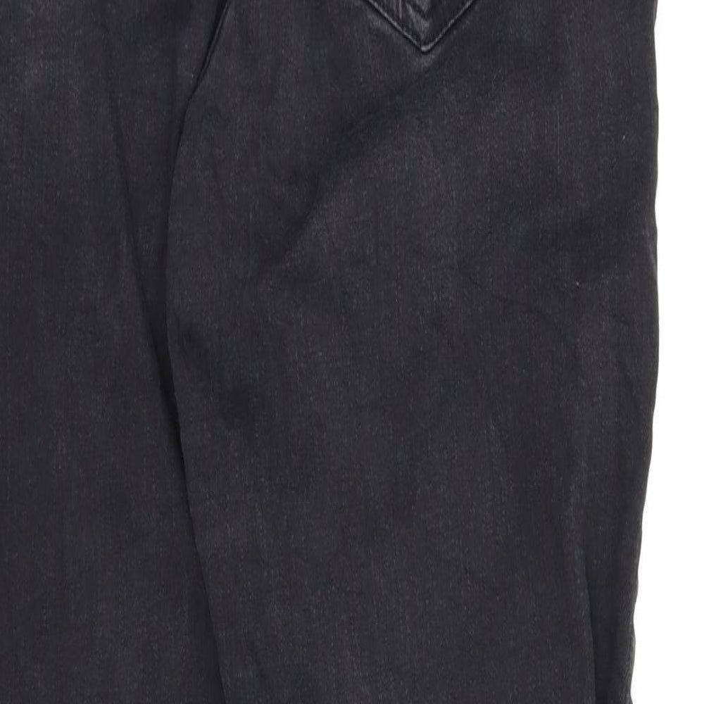 Multiblu Womens Black Denim Bootcut Jeans Size 42 in L32 in