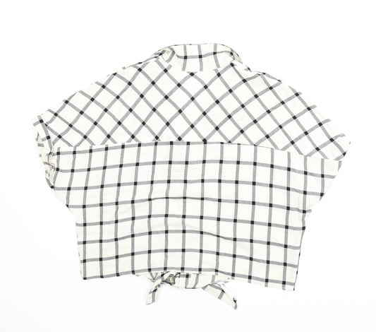 Apricot Womens Beige Check Basic Blouse Size 16