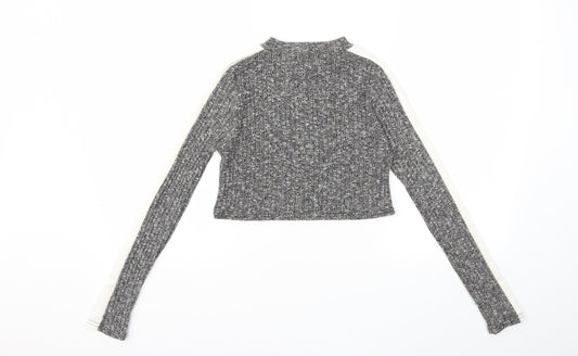 Daisy Street Womens Grey Basic T-Shirt Size M