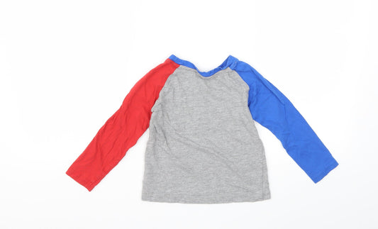 George Boys Grey Basic T-Shirt Size 2-3 Years - San Diego