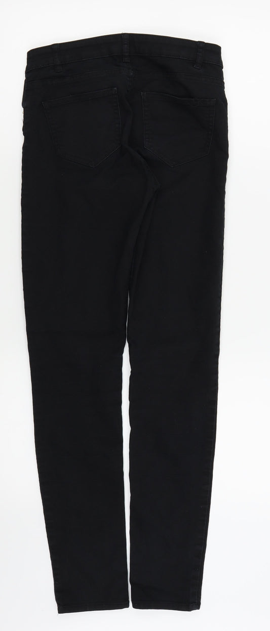 H&M Womens Black Skinny Jeans Size 6 L28 in