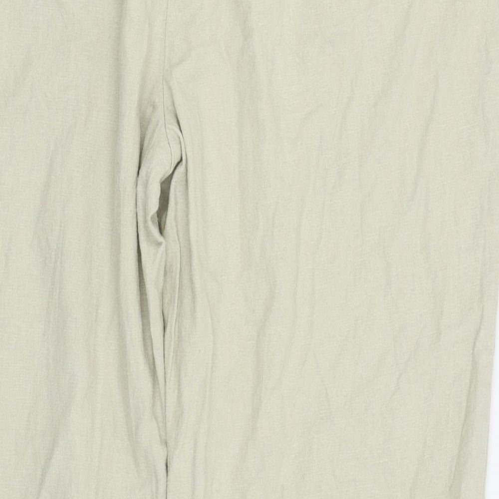 m&s Womens Beige Trousers Size 18 L24.5 in