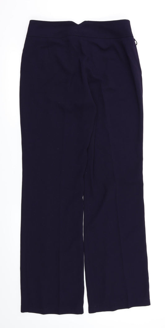 iwear Womens Blue Trousers Size 8 L32 in