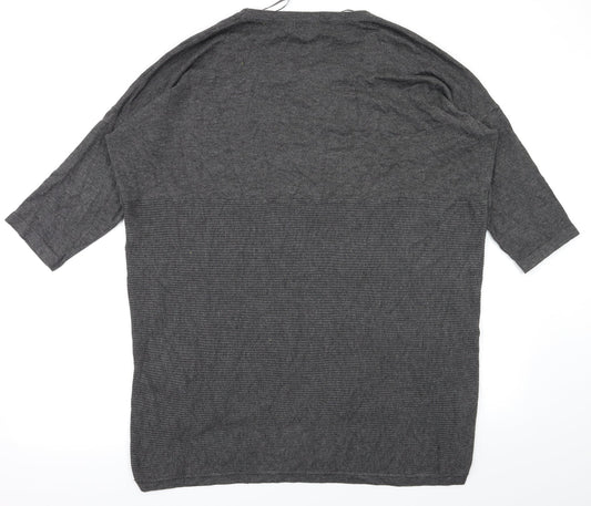 Apricot Womens Grey Basic T-Shirt Size 14