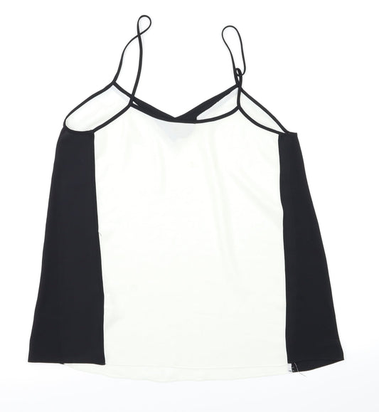River Island Womens Black Basic T-Shirt Size 10