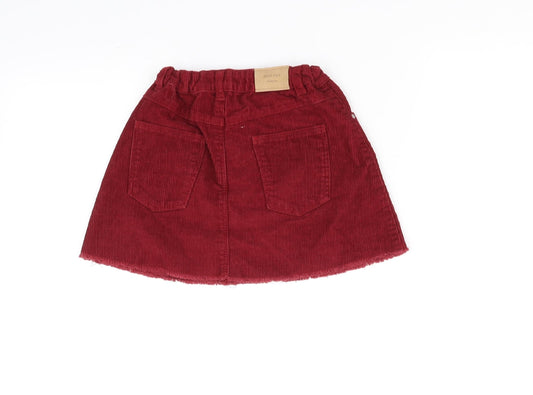 Zara Girls Red A-Line Set Size 6 Years
