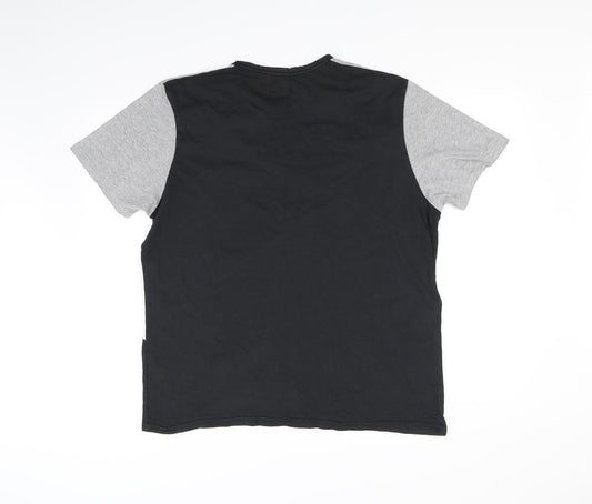 avenue summer Womens Grey Basic T-Shirt Size XL