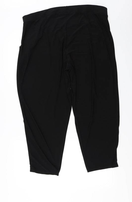 styled by Womens Black Trousers Size 38 in L23 in