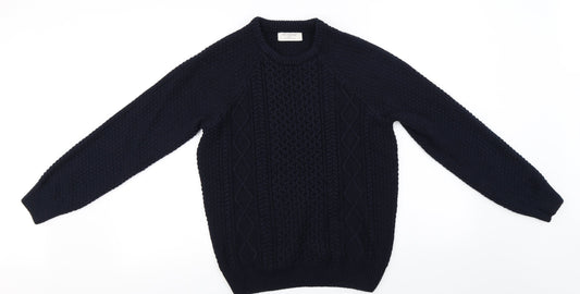 Primark Mens Blue Pullover Jumper Size S